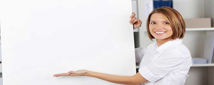 Woman Opening Door